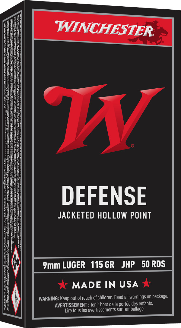 WIN 9MM 115GR JHP 50RD - Image 1